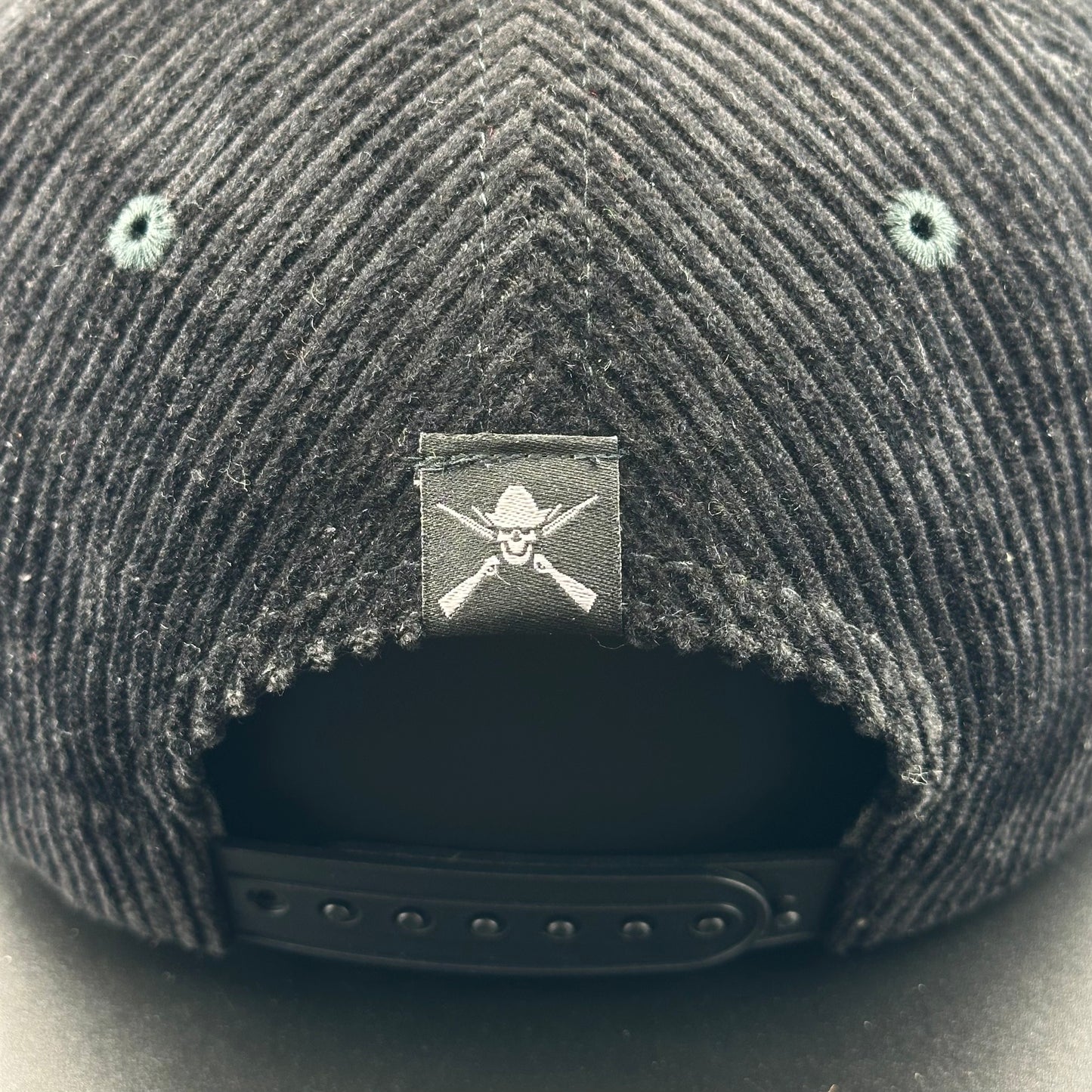 Black Corduroy Flatline "Cowboy Hat" (Qty 12) *Fall 2025 Pre-Order*