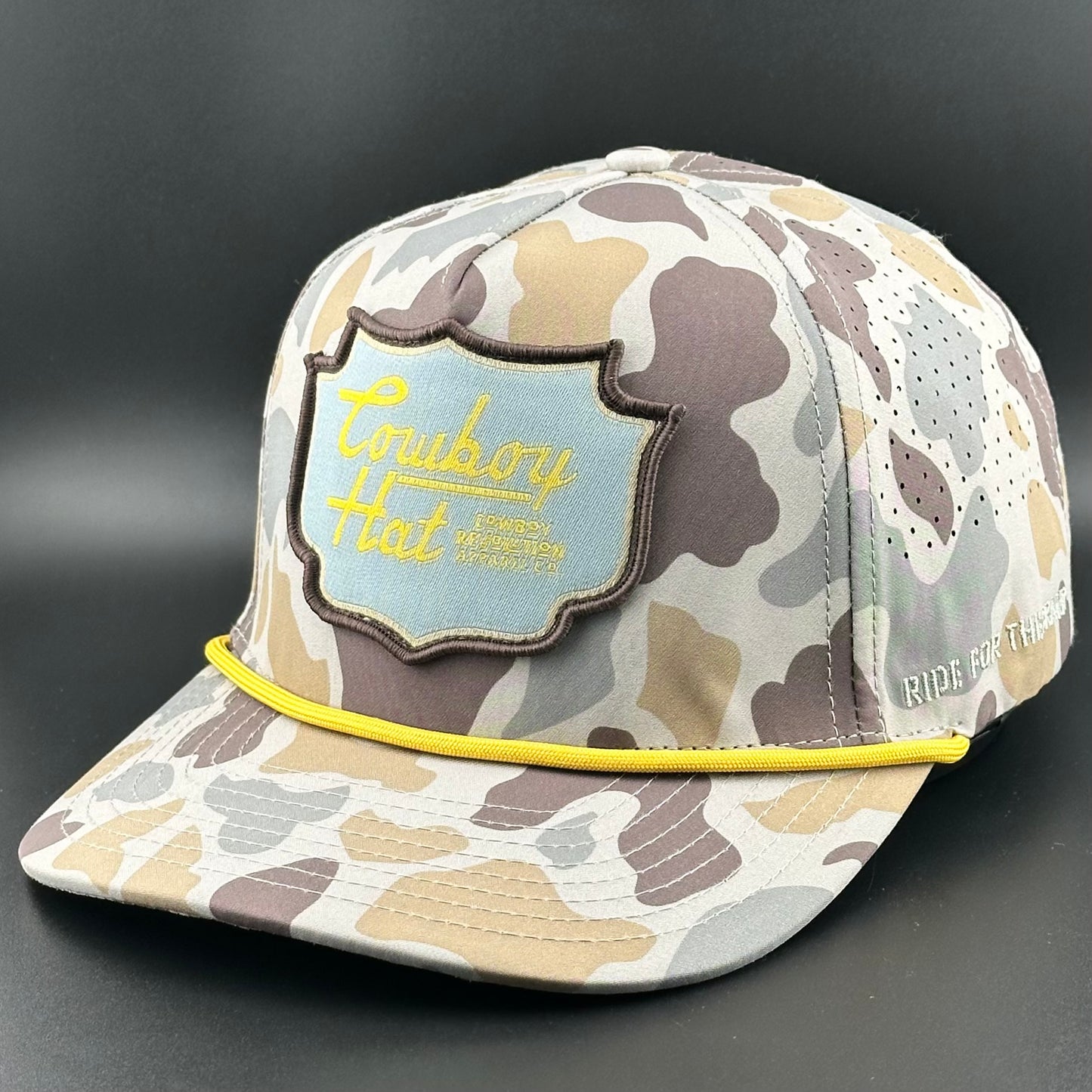 Marshland Camo Patch “Cowboy Hat” (Qty 12)