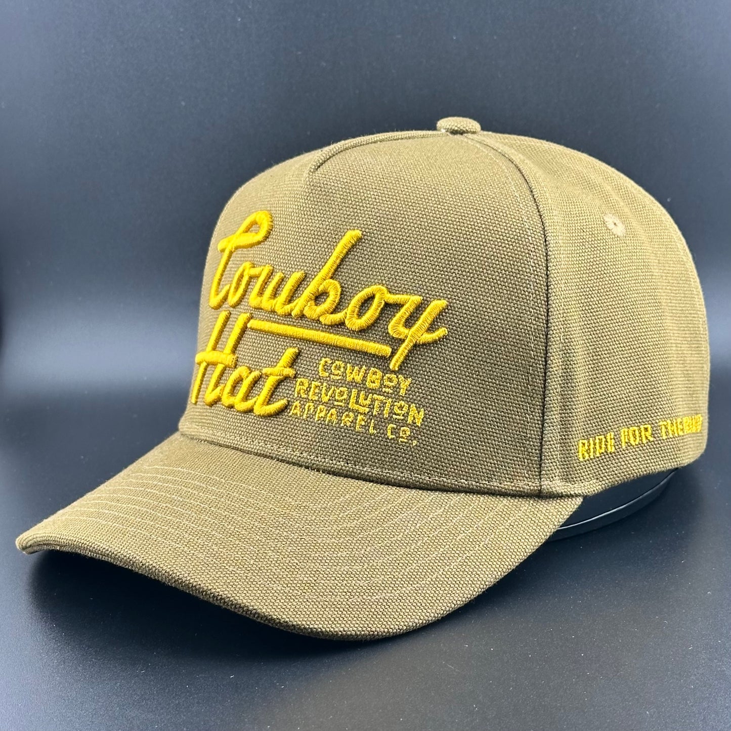 Brown Canvas Flatline "Cowboy Hat" (Qty 12) *Fall 2025 Pre-Order*