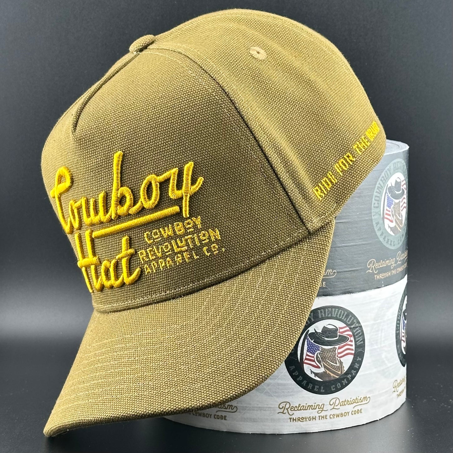 Brown Canvas Flatline "Cowboy Hat" (Qty 12) *Fall 2025 Pre-Order*