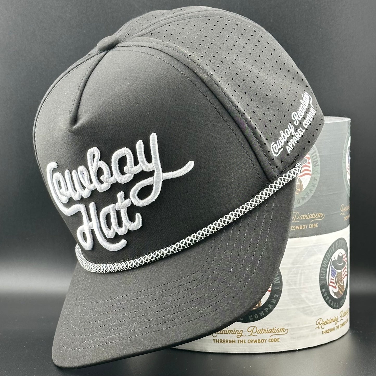 Summer Edition Black “Cowboy Hat” - Performance Hat (QTY 12) *Fall 2025 Pre-Order*
