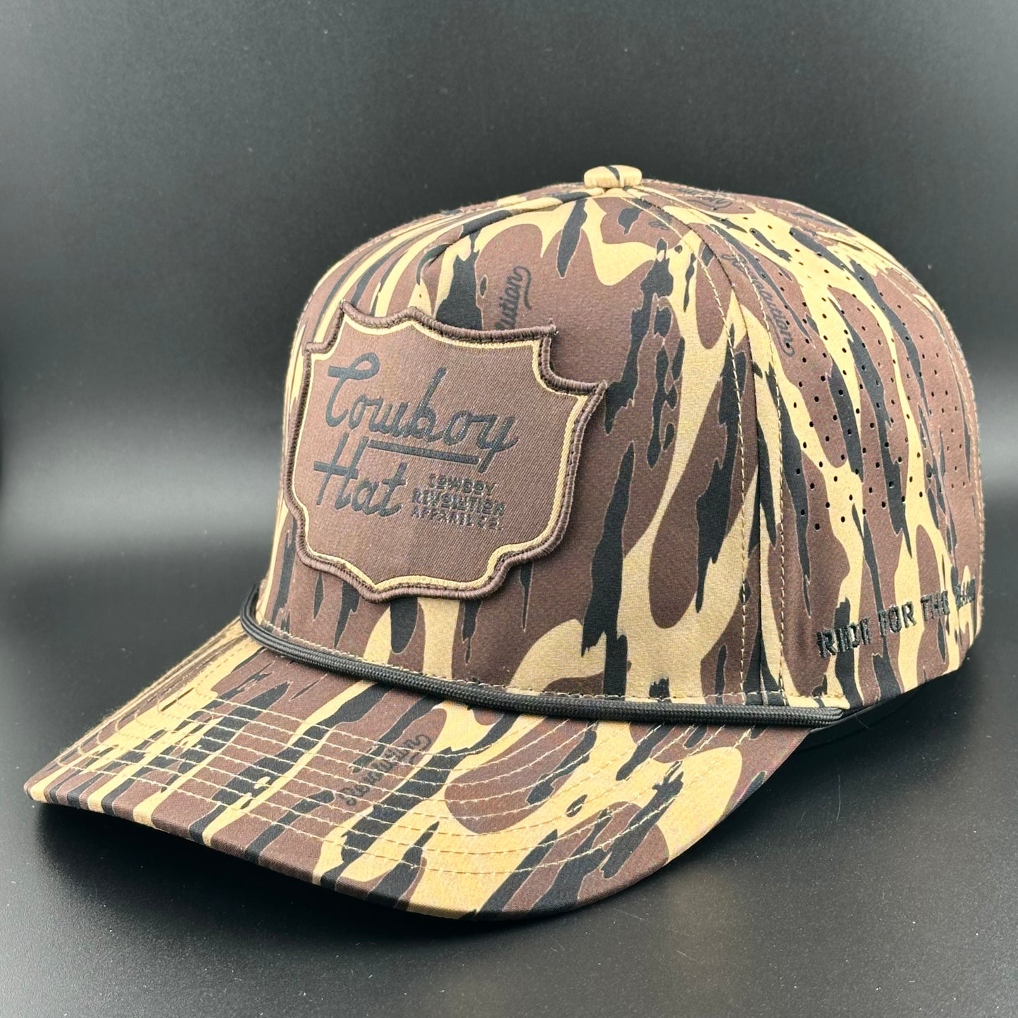 Atakapa Camo - Swampland Patch “Cowboy Hat” (Qty 12) *Fall 2025 Pre-Order*