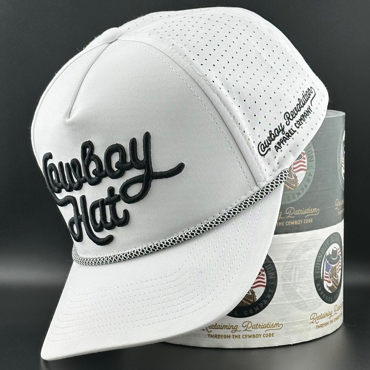 Summer Edition White “Cowboy Hat” - Performance Hat (QTY 12) *Fall 2025 Pre-Order*