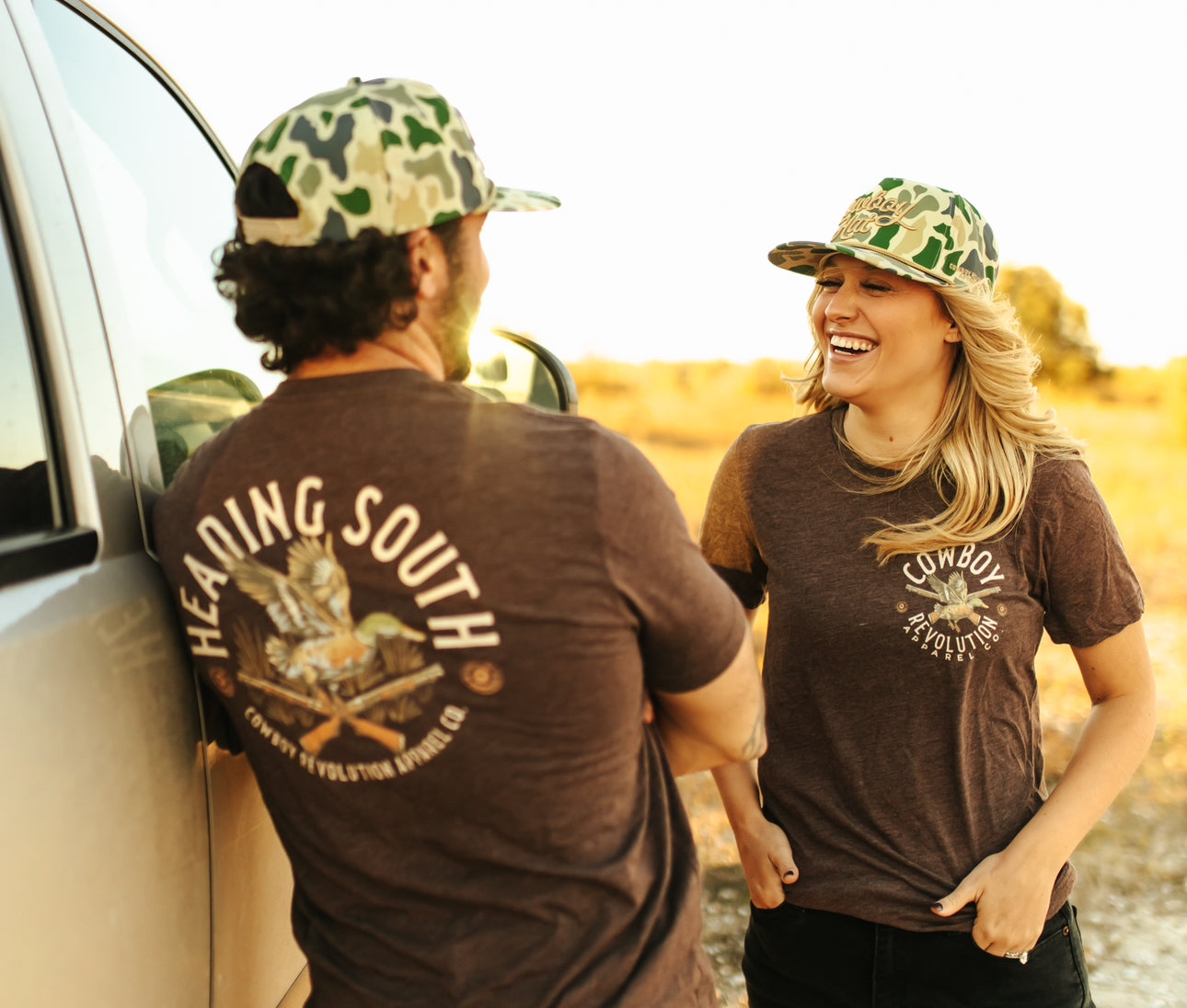 Duck Camo “Cowboy Hat” - Performance Hat (QTY 12) *Fall 2025 Pre-Order*