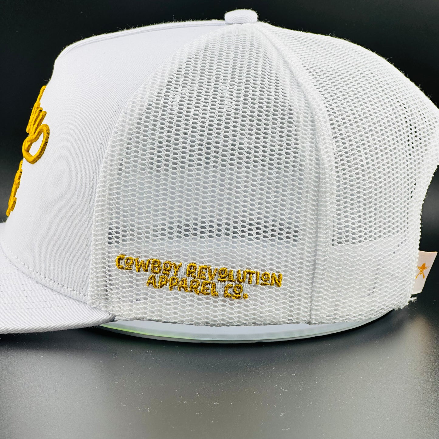 Classic White “Cowboy Hat” Trucker Hat (Qty 12) *Fall 2025 Pre-Order*
