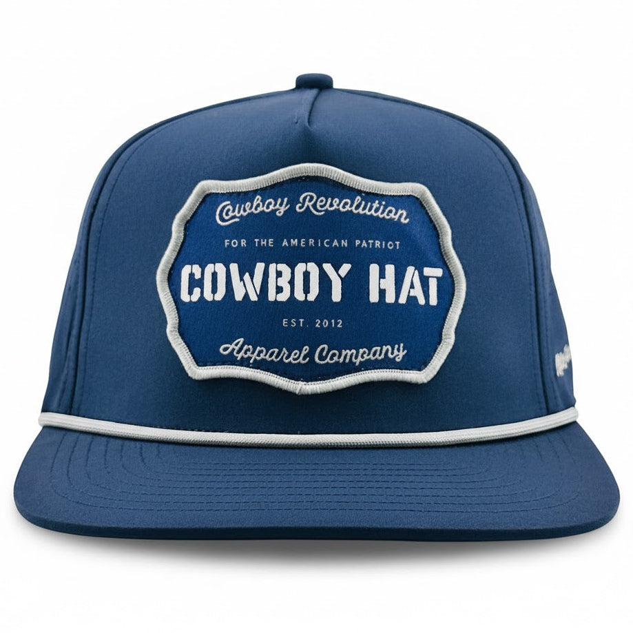 Cowboy Revolution The Point "Cowboy Hat" Patch - Navy, photo 1