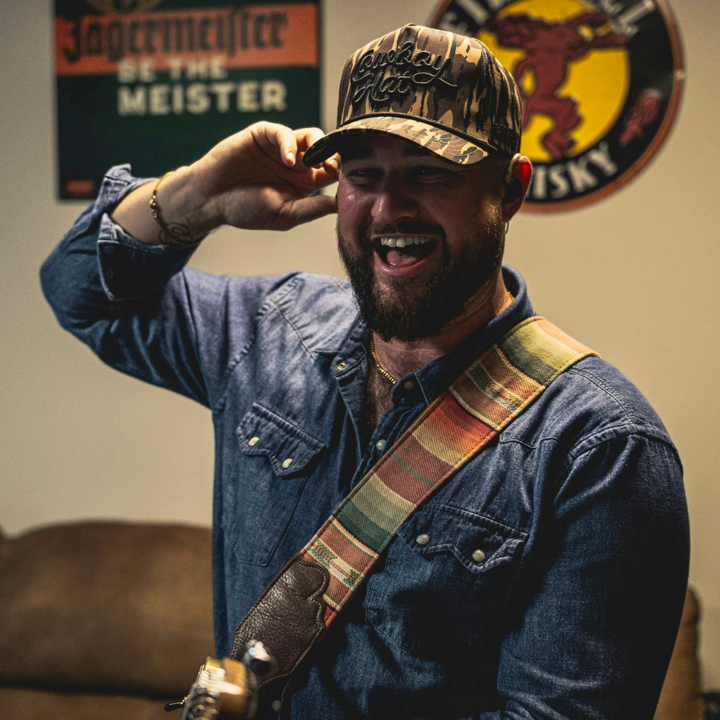 Atakapa Camo - Swampland Script “Cowboy Hat” (Qty 12) *Fall 2025 Pre-Order*