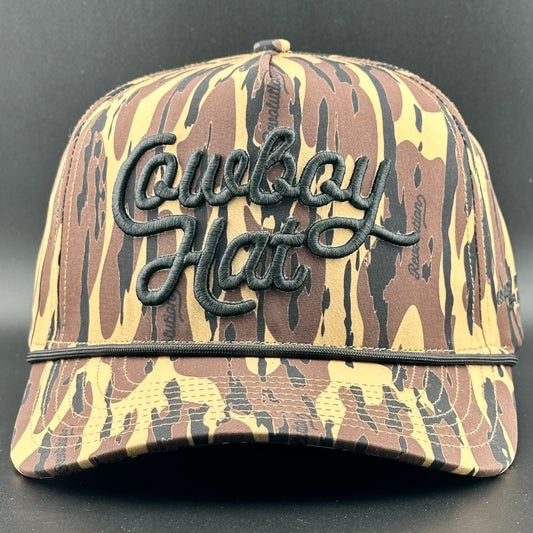 Atakapa Camo - Swampland Script “Cowboy Hat” (Qty 12) *Fall 2025 Pre-Order*