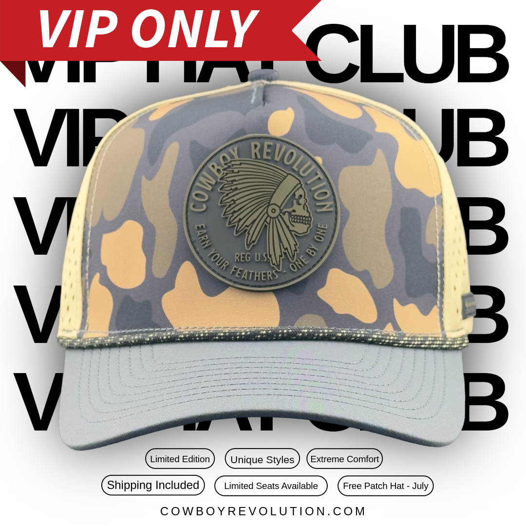 Cowboy Revolution The Point LT "Earn Your Feathers" - Tan, Camo, photo 1