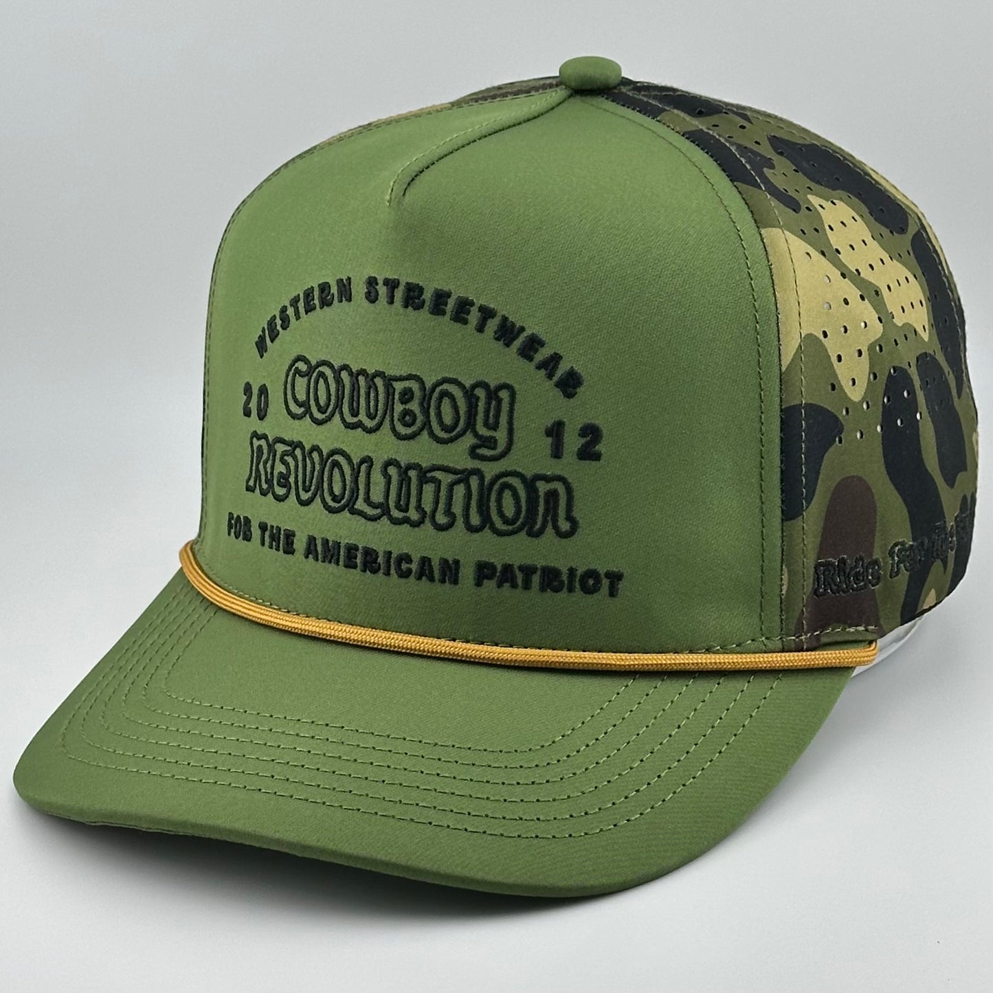 Western Streetwear - Woodland Camo Performance Hat