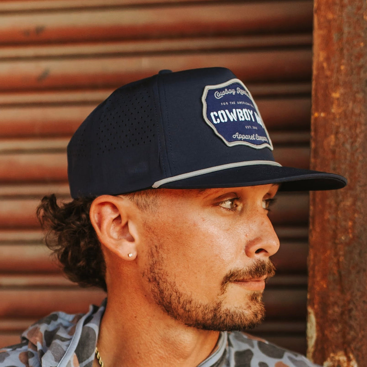 Cowboy Revolution The Point "Cowboy Hat" Patch - Navy, photo 5