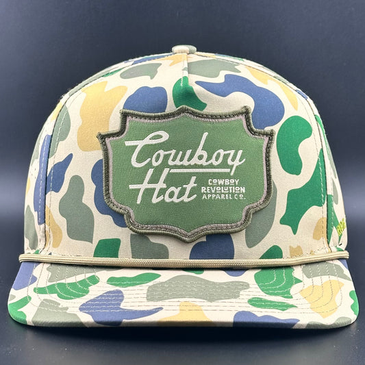 Duck Camo Patch Hat -5-panel Performance Hat (QTY 12)