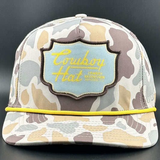 Marshland Camo Patch “Cowboy Hat” (Qty 12)