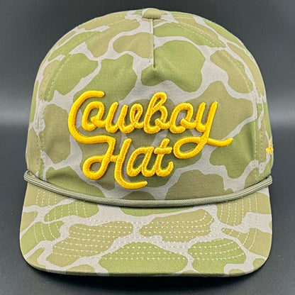 Turtle Camo “Cowboy Hat” - Cowboy Revolution Semi-Structured 5-panel Hat (Qty 12)