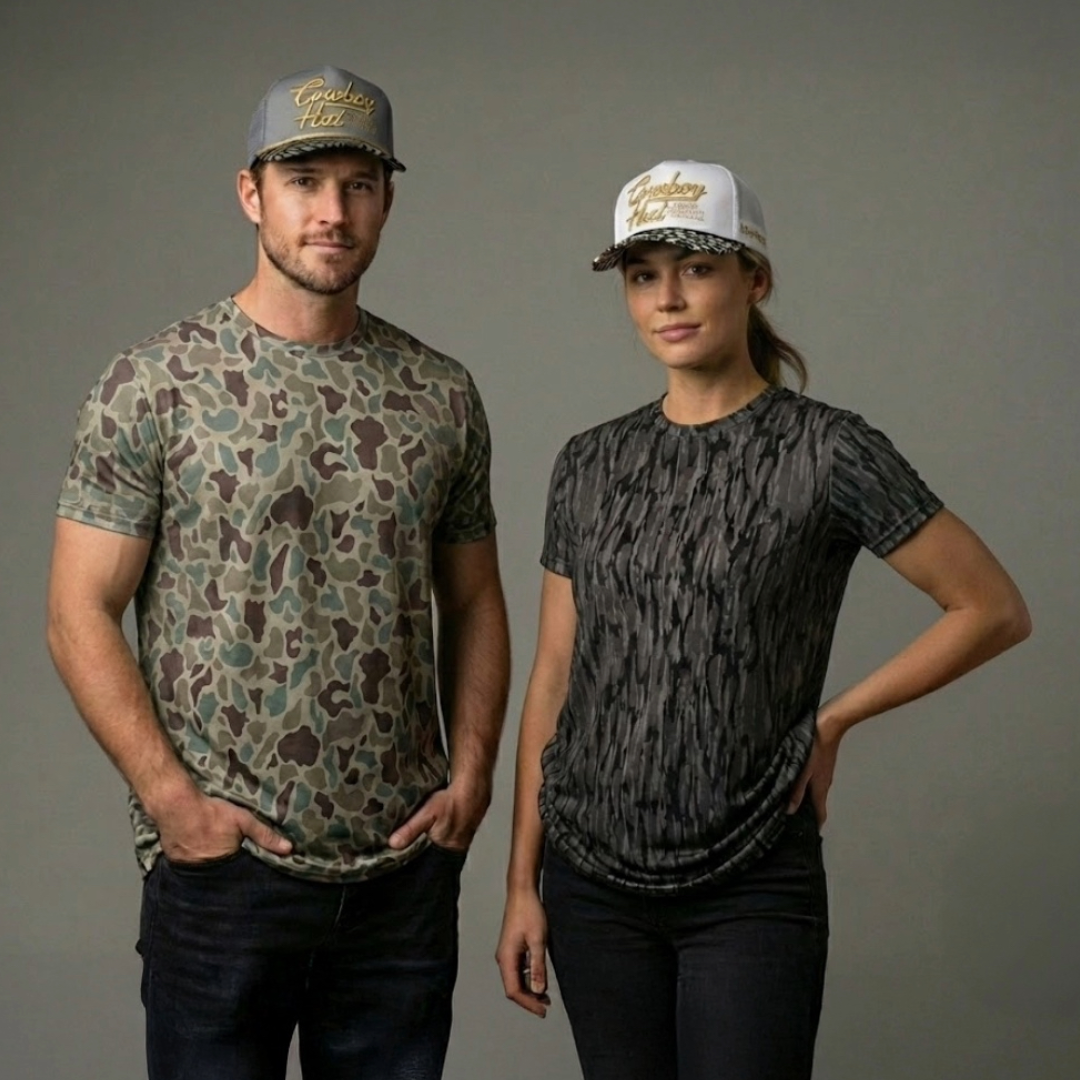 NOLA Black - Atakapa Camo Vintage Tee *Spring 2026 Pre-Order*