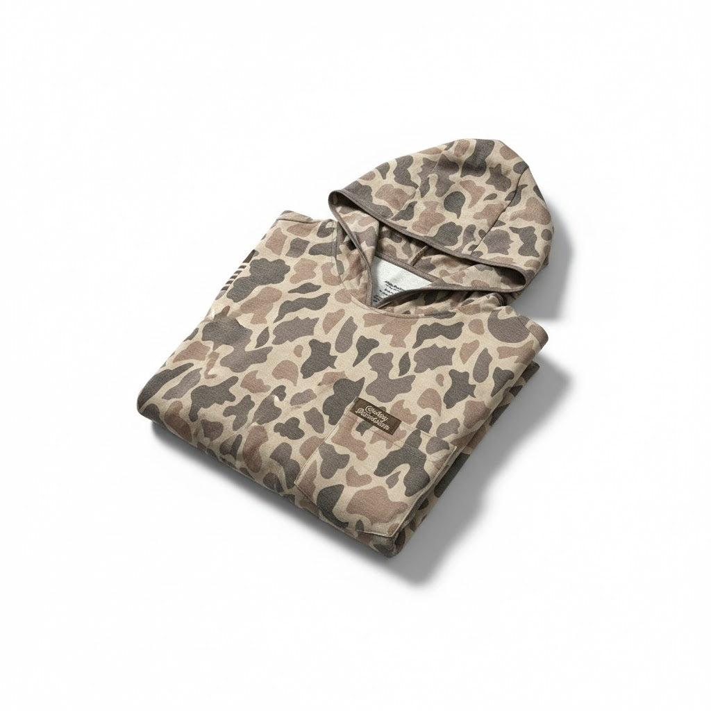 "Down" Hooded Long-Sleeve Sunshirt