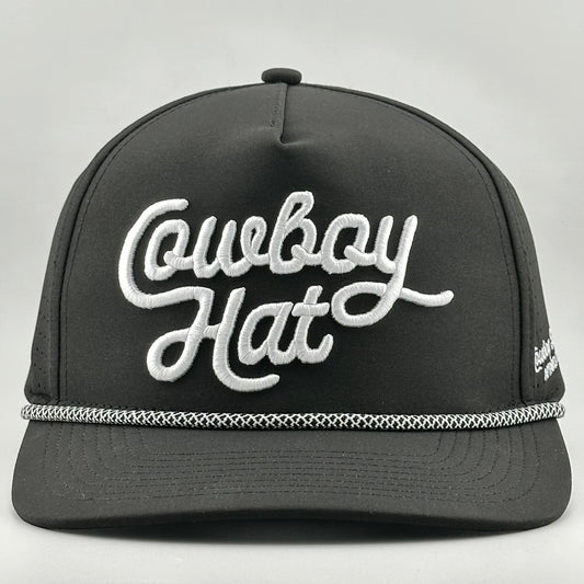 Summer Edition Black “Cowboy Hat” - Performance Hat (QTY 12) *Fall 2025 Pre-Order*