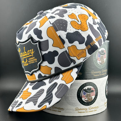 NOLA White Patch “Cowboy Hat” (Qty 12) *Fall 2025 Pre-Order*