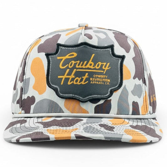 Cowboy Revolution The Point "Cowboy Hat" Patch - Concrete Camo, photo 1