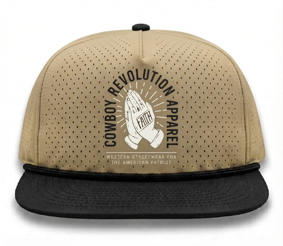 Cowboy Revolution The Brigade Faith in Khaki / Black, front view