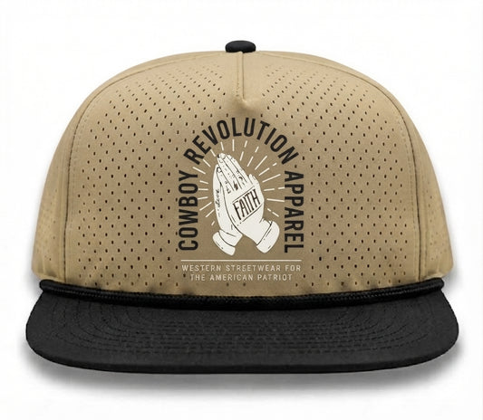 Cowboy Revolution The Brigade Faith in Khaki / Black, front view