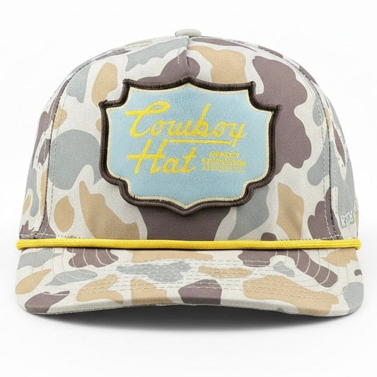 Cowboy Revolution The Point "Cowboy Hat" Patch - Marshland Camo, product photo