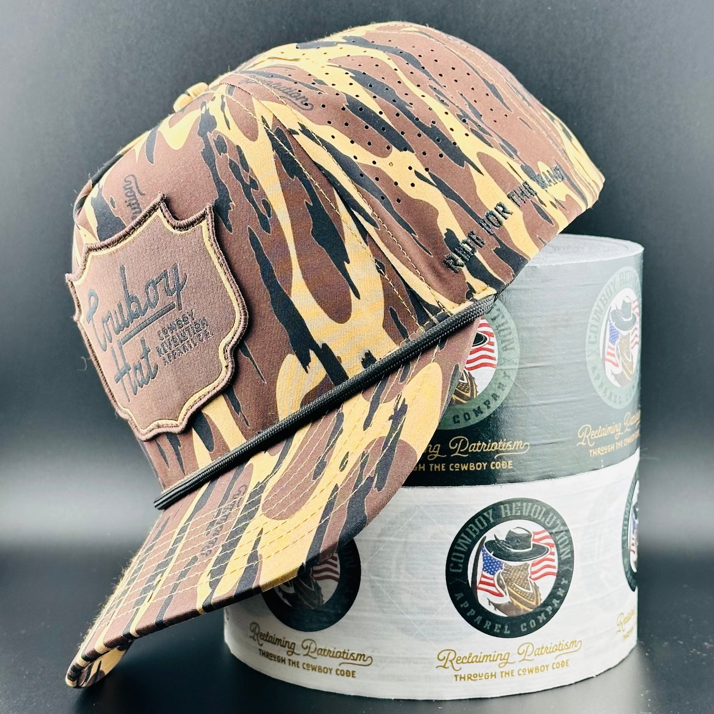 Atakapa Camo - Swampland Patch “Cowboy Hat” (Qty 12) *Fall 2025 Pre-Order*