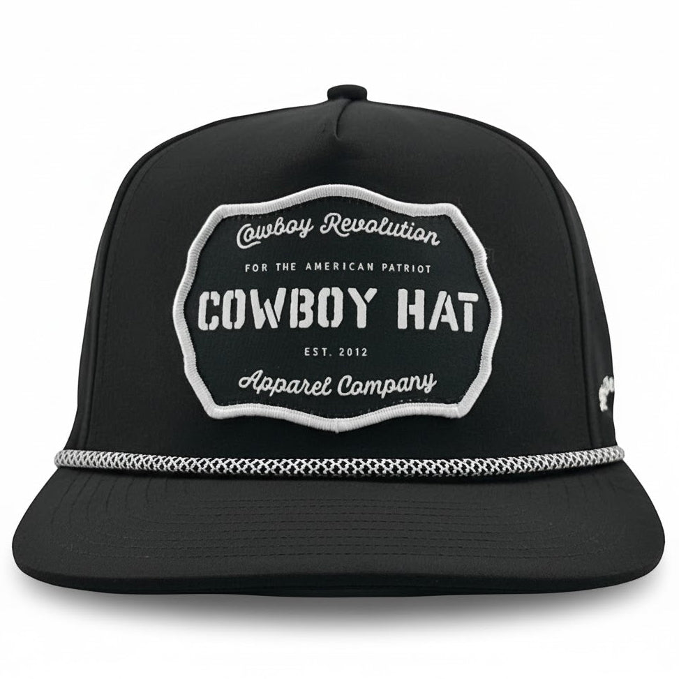 Cowboy Revolution The Point "Cowboy Hat" Patch - Black, photo 1