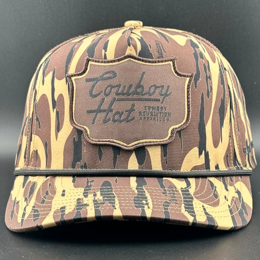 Atakapa Camo - Swampland Patch “Cowboy Hat” (Qty 12) *Fall 2025 Pre-Order*