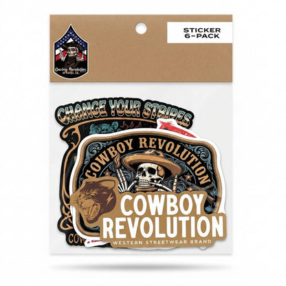 Cowboy Revolution Apparel Co. Sticker Pack (Set of Six - 4"), photo 1