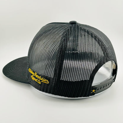 “Cowgirl Hat” Cowboy Revolution Black 5-panel Trucker Hat (Qty 12)