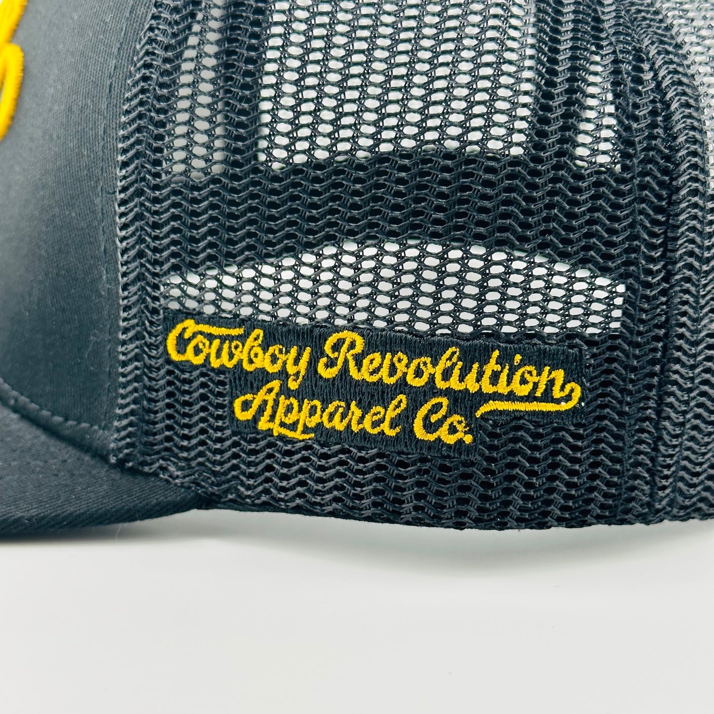 “Cowgirl Hat” Cowboy Revolution Black 5-panel Trucker Hat (Qty 12)
