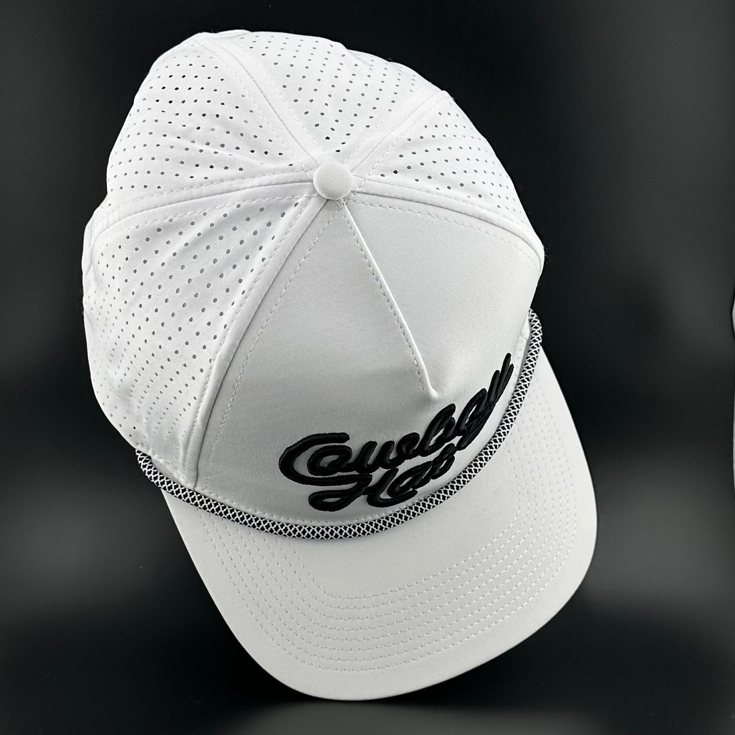 “Cowboy Hat” Summer Edition - Cowboy Revolution White 5-panel Trucker Hat (QTY 12)