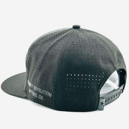 “Before The Dawn” - Cowboy Revolution Dark Camo/Black 6-panel Flatbill Hat (QTY 12)