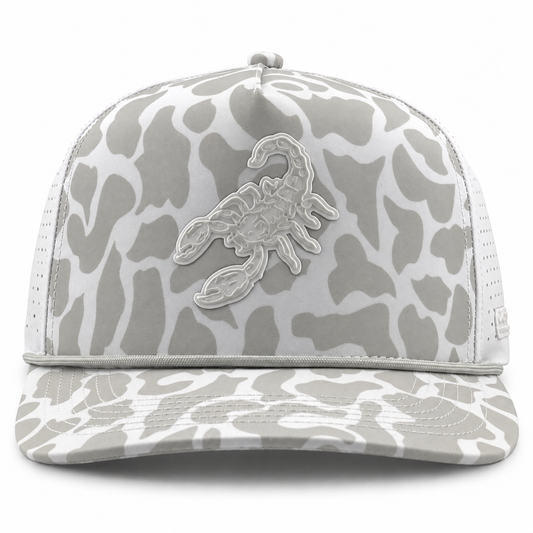 Cowboy Revolution The Point LT "Arctic Scorpion" - White / Arctic Camo, front view