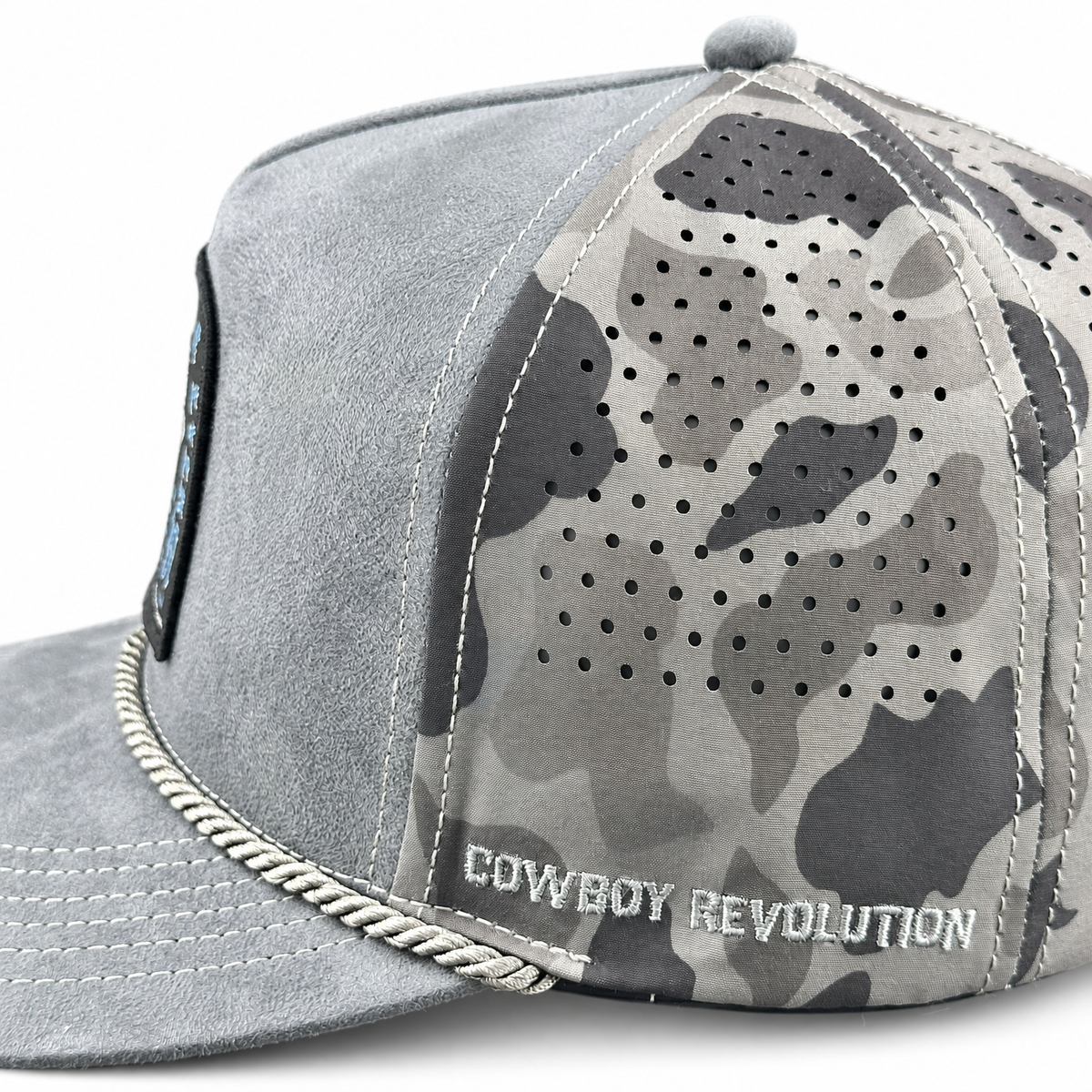 The Point "Forever & Ever, Amen" Patch - Grey / Black Ops Camo