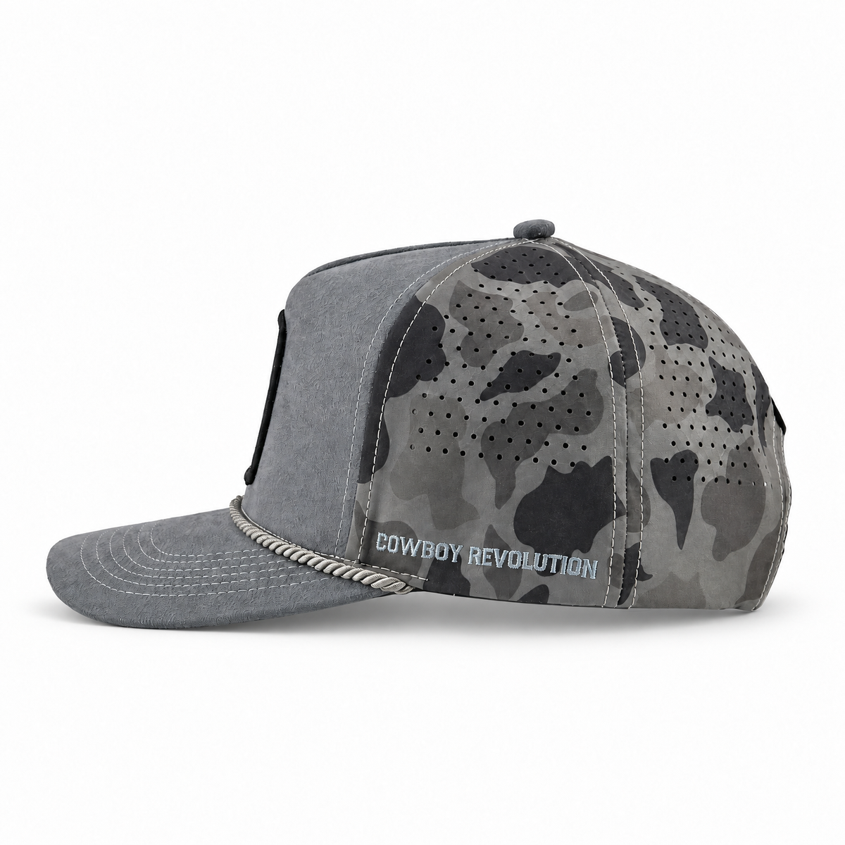 The Point "Forever & Ever, Amen" Patch - Grey / Black Ops Camo