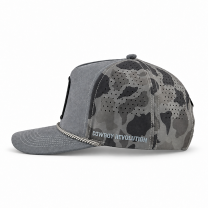 The Point "Forever & Ever, Amen" Patch - Grey / Black Ops Camo