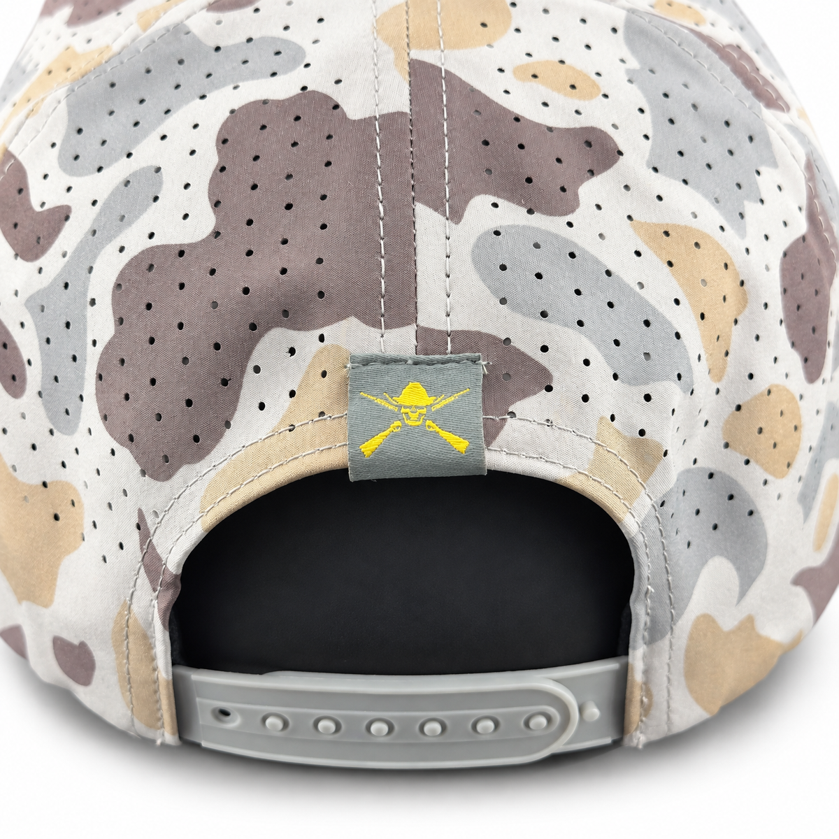 Cowboy Revolution The Point "Cowboy Hat" Patch - Marshland Camo, back view