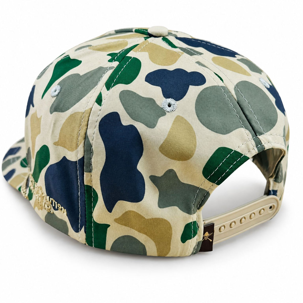 Cowboy Revolution The Point "Cowboy Hat" Script - Duck Camo, back view with snapback