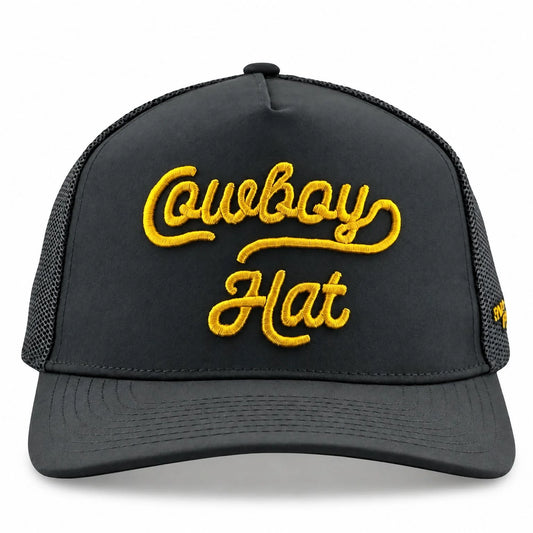 Cowboy Revolution The Hand "Cowboy Hat" Script - Black, front view