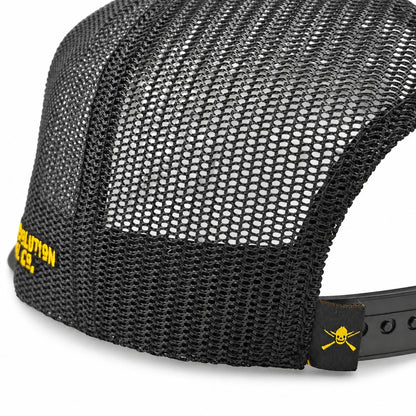 Cowboy Revolution The Hand "Cowboy Hat" Script - Black, mesh back and patch detail