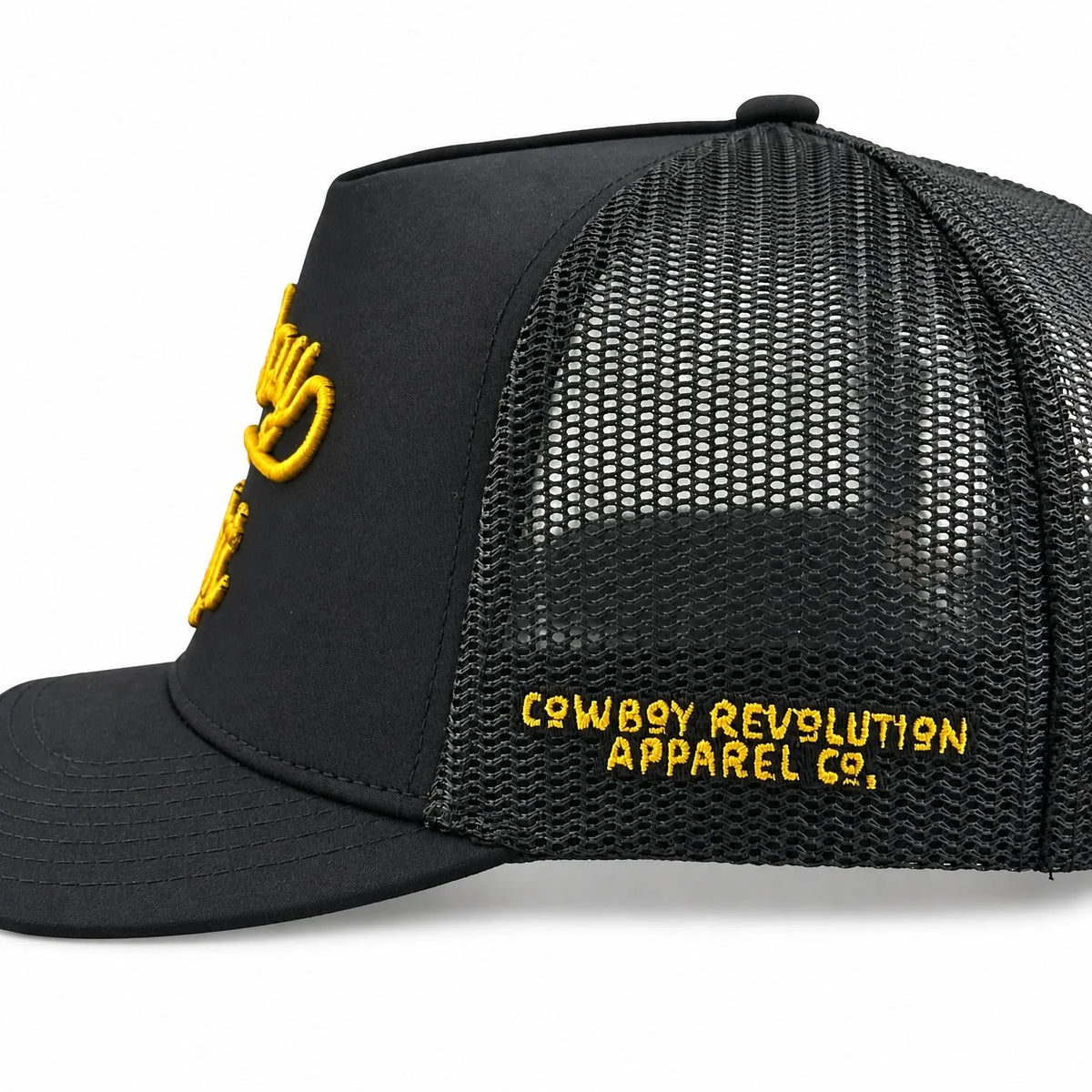 Cowboy Revolution The Hand "Cowboy Hat" Script - Black, side profile