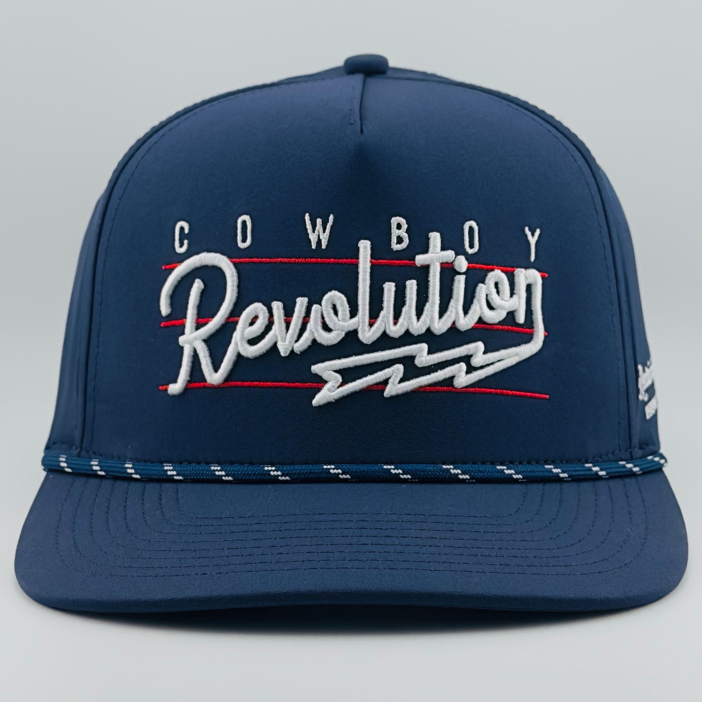“Lightning" Navy Blue - Cowboy Revolution 5-panel Trucker Hat (QTY 12)