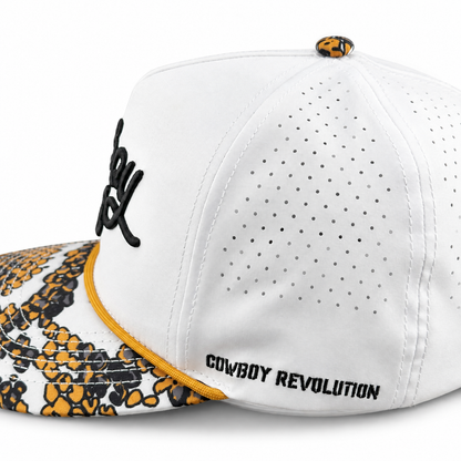 Cowboy Revolution The Point "Cowboy Hat" - NOLA White, Viper Bill, angled view