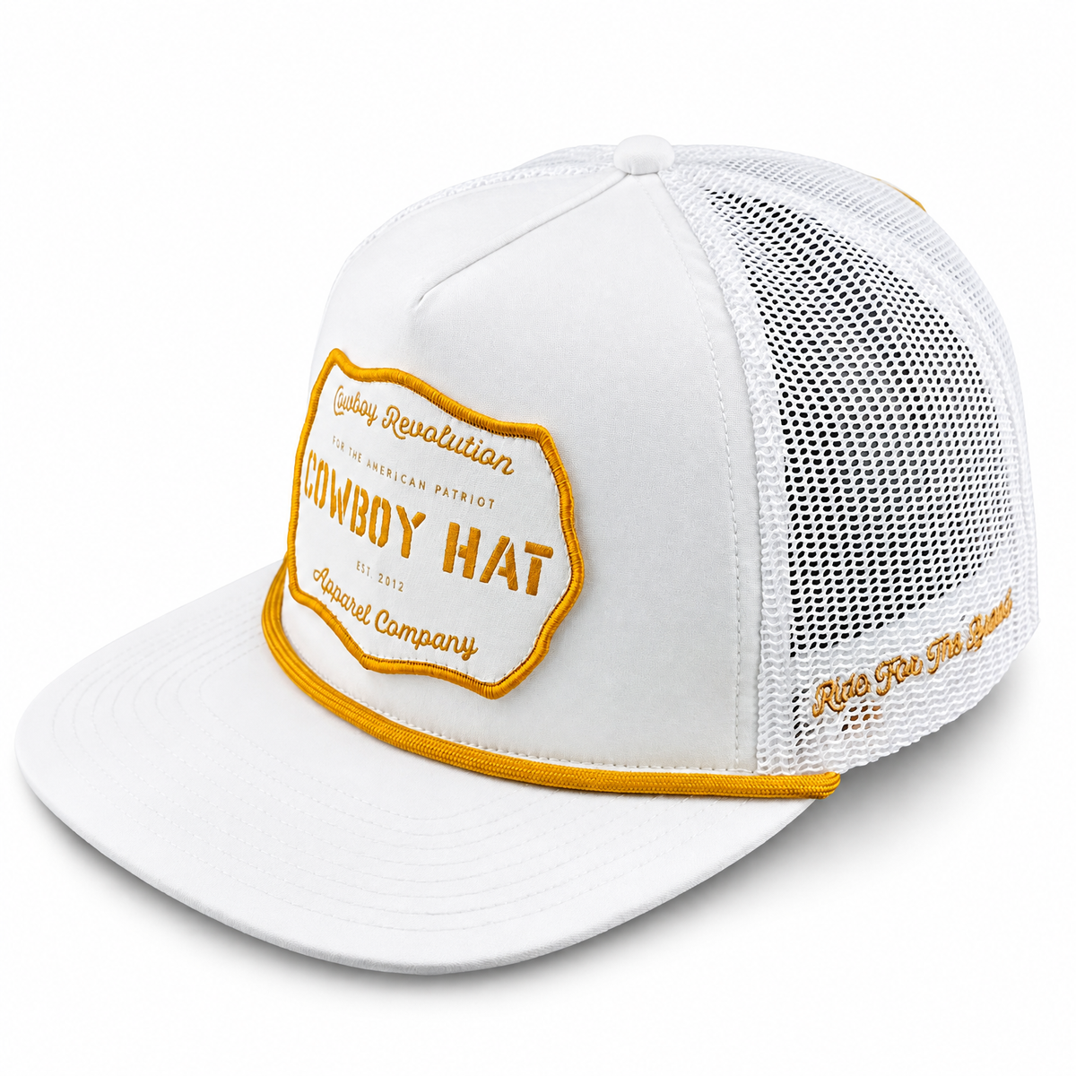 Cowboy Revolution The Hand "Cowboy Hat" Patch - White, product photo
